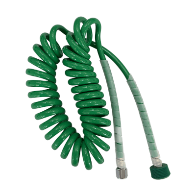 Coiled Oxygen Hose, female DISS both ends
