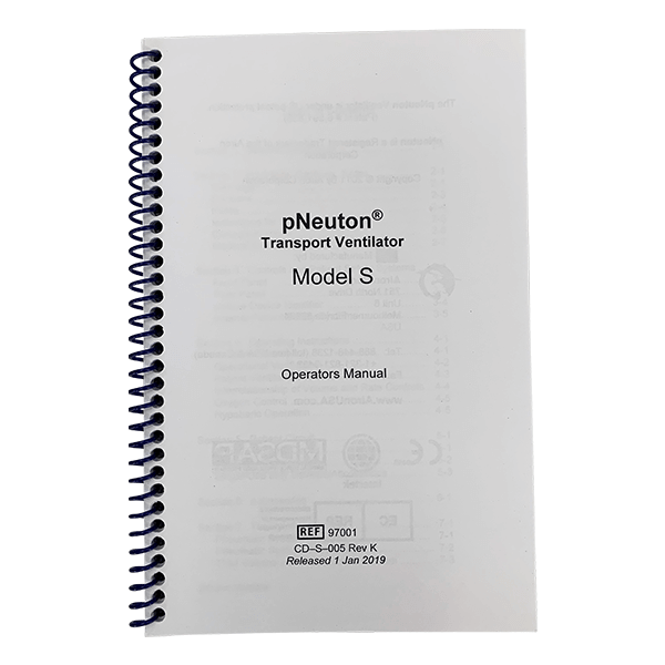 pNeuton Model S Ventilator Operators Manual