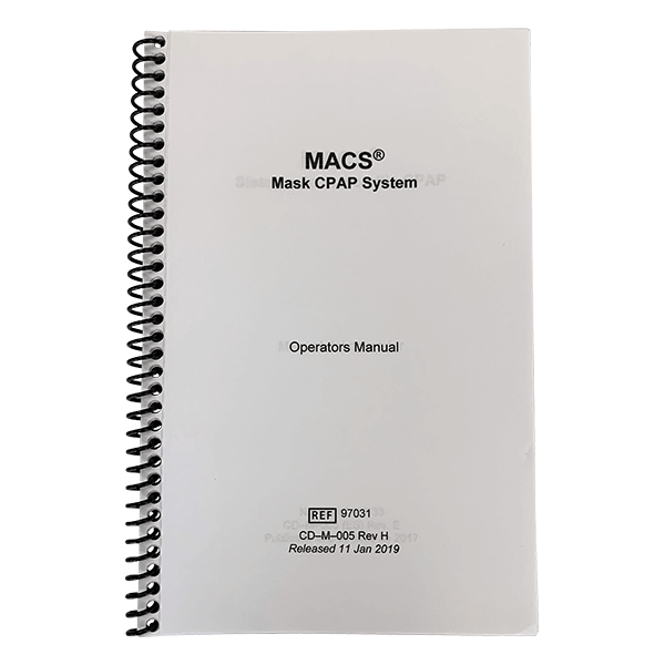 MACS CPAP System Operators Manual